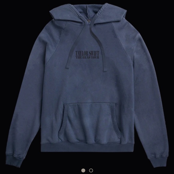 Taylor Swift The Eras Tour Iconic Washed Blue Hoodie BRAND NEW IN MERCH BAG - Picture 1 of 7